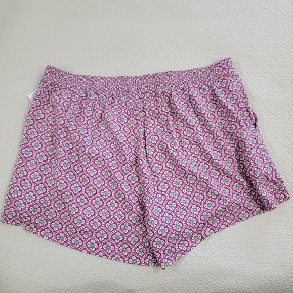 NEW Old Navy Playa Shorts Size 2X High Waist Pink Geometric Print With Pockets - Picture 4 of 15